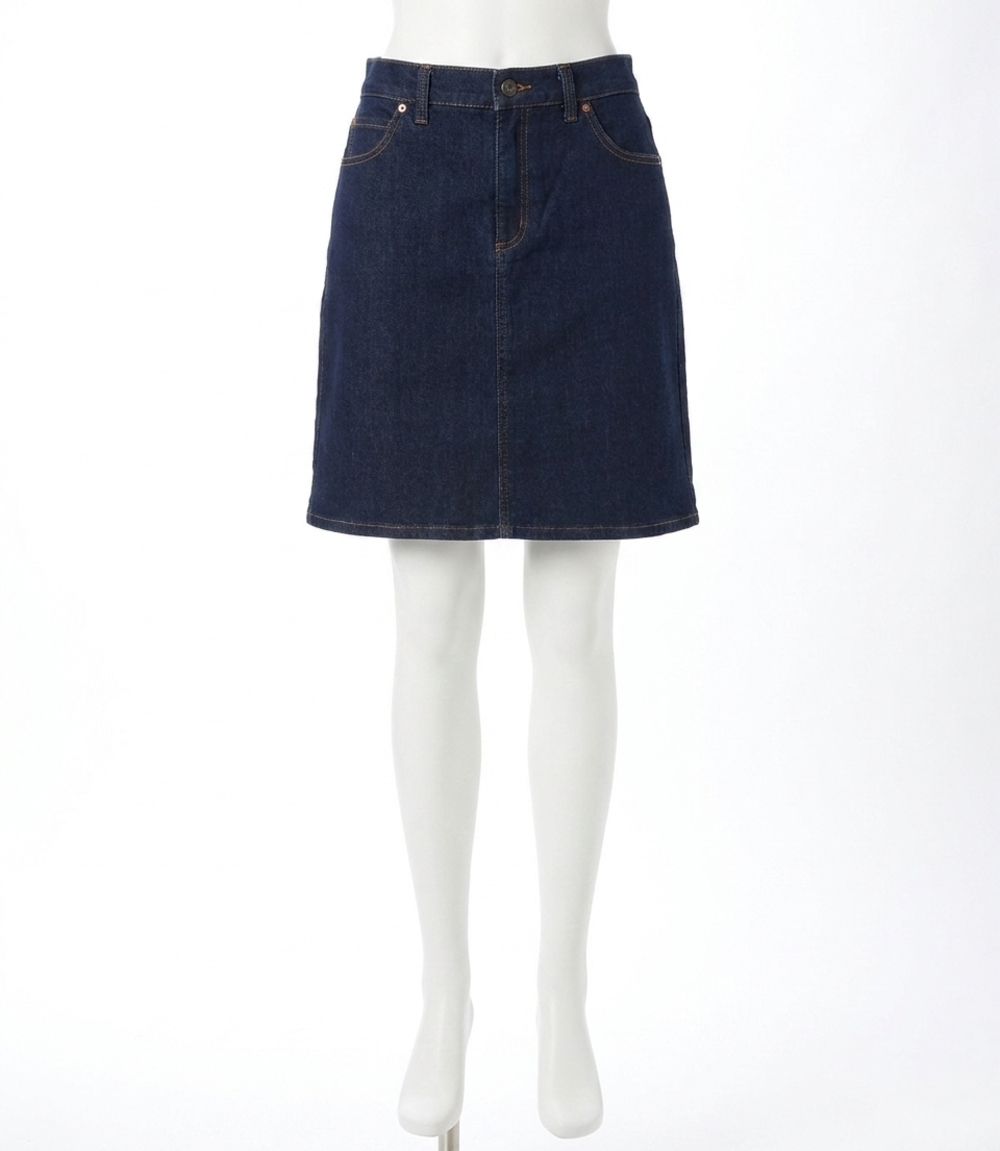 NEW KAREN KANE della denim short skirt in indigo